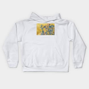 HUMMINGBIRD in the FLOWERS Kids Hoodie